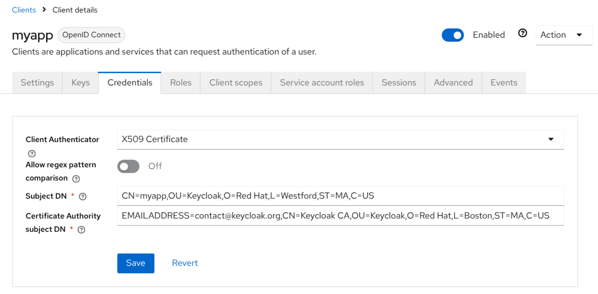 x509 client auth