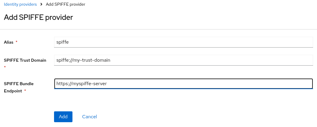Add SPIFFE Provider