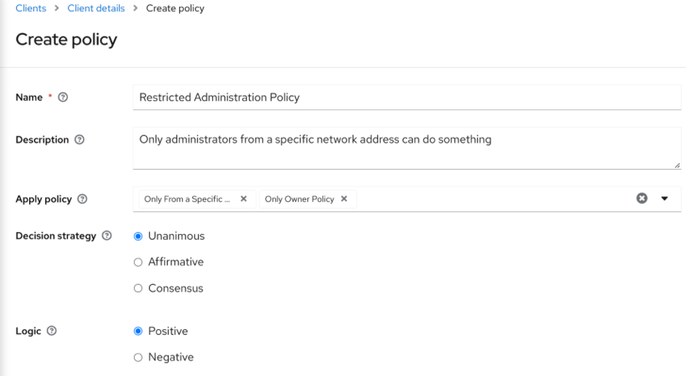 Add aggregated policy