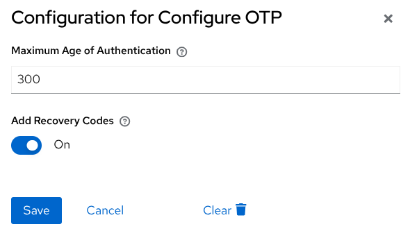 Login page OTP