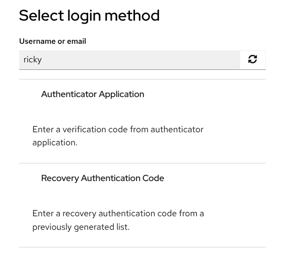 Login page OTP