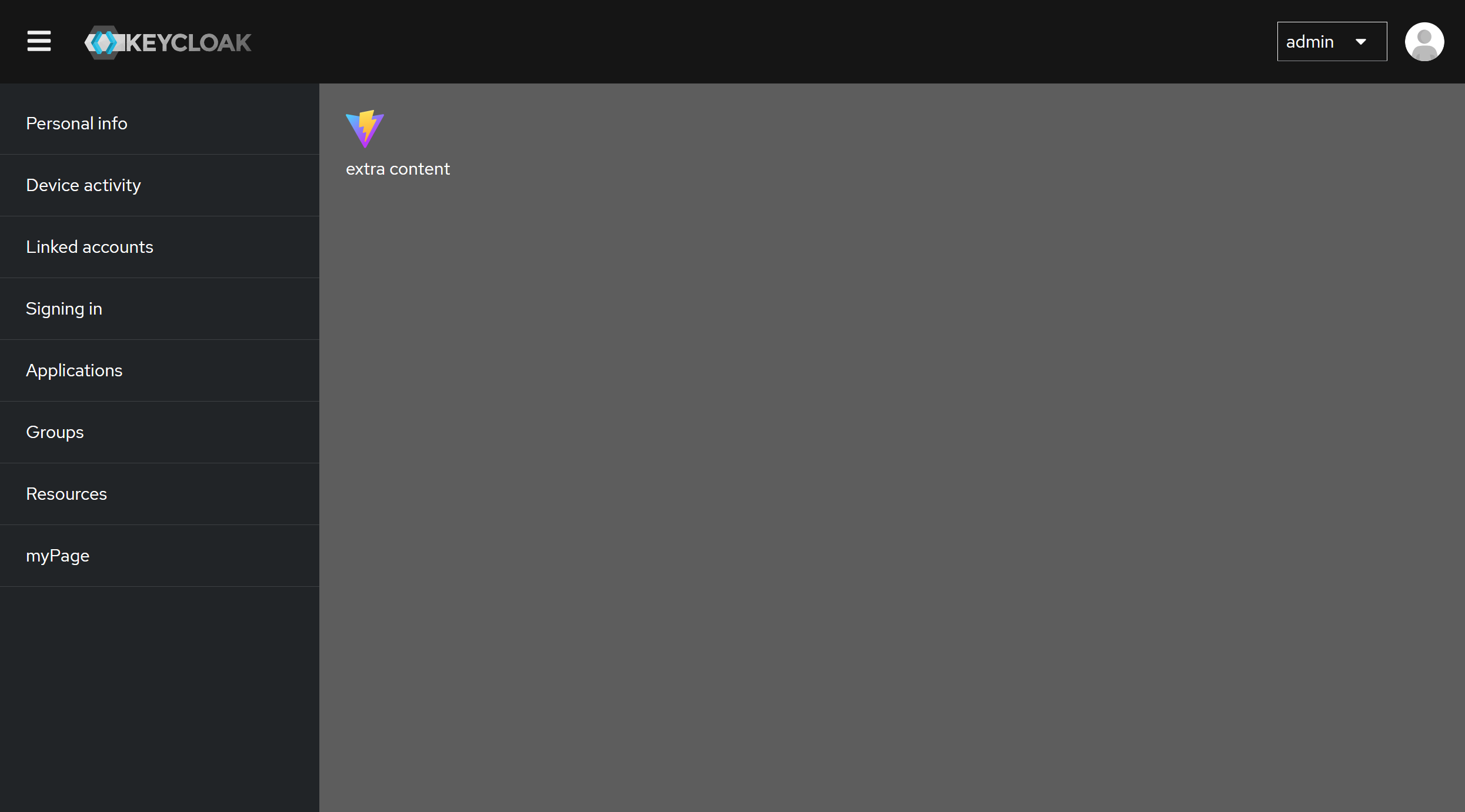 custom account console